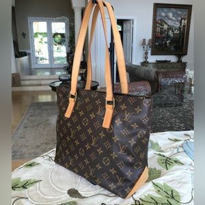 Beautiful Louis Vuitton Monogram Cabas Piano Shoulder Tote